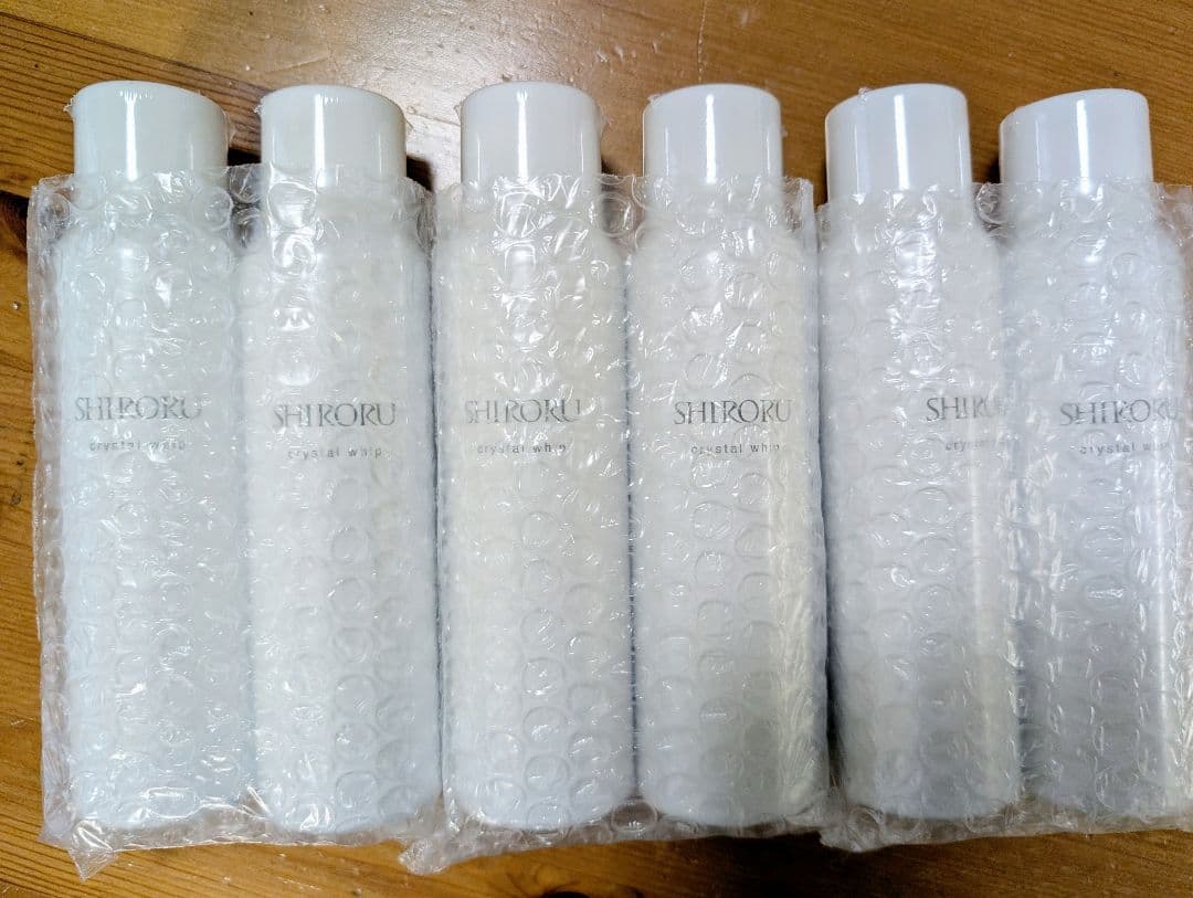 SHIRORU crystal whip クリスタルホイップ６本セット　洗顔料