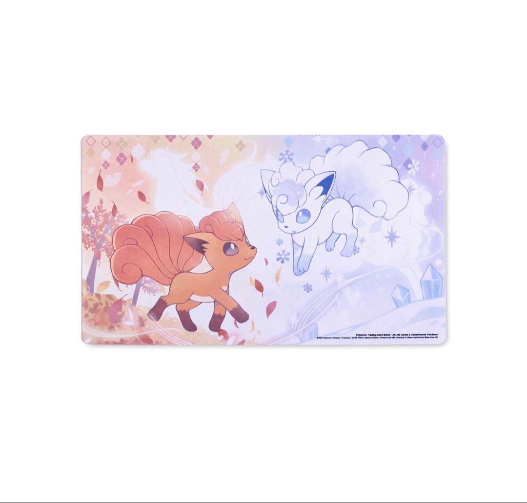 【海外ポケモンセンター限定品】ロコン&アローラロコン　デッキシールドプレイマット