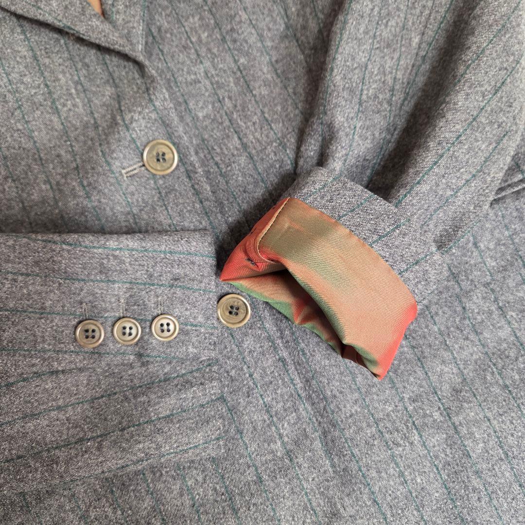 ポールスミスパンツスーツ　セットアップ　タック付きワイドパンツ