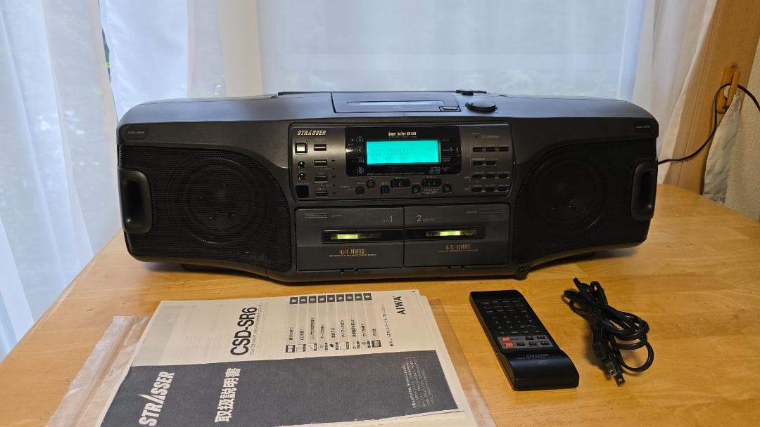 AIWA CSD-SR6改 Bluetooth搭載CDラジカセ 完動美品 166