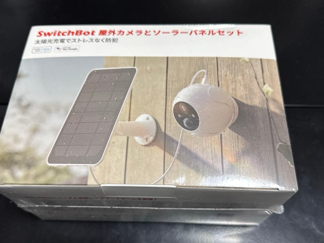 Switchbot 屋外カメラとソーラーパネルセット