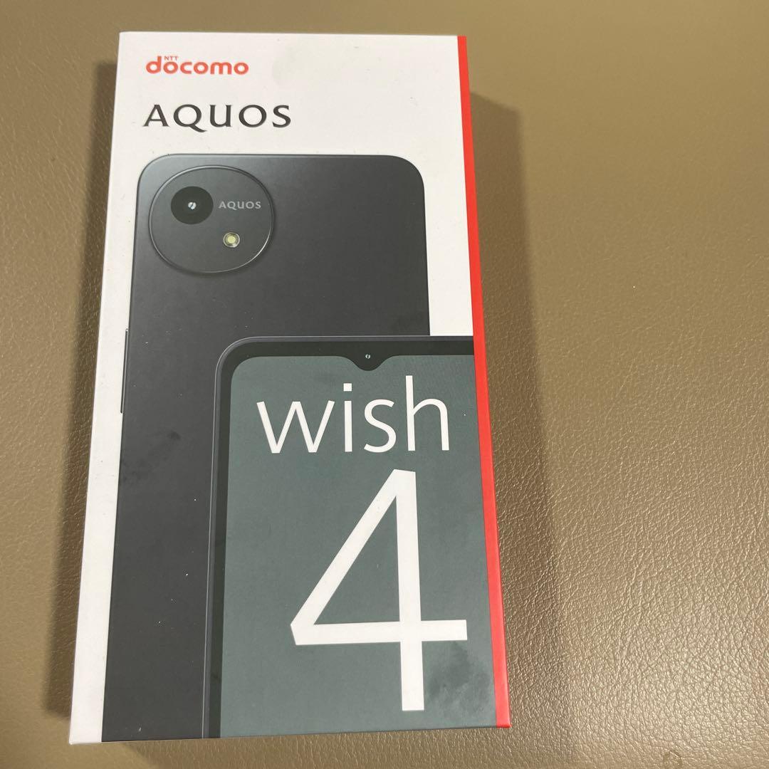 docomo AQUOS wish 4 ダークブルー 本体