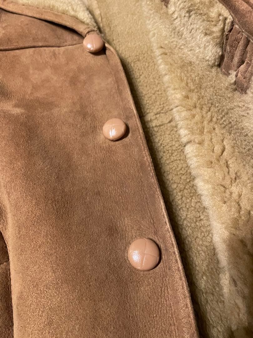 シープスキン　ランチコート　英国製