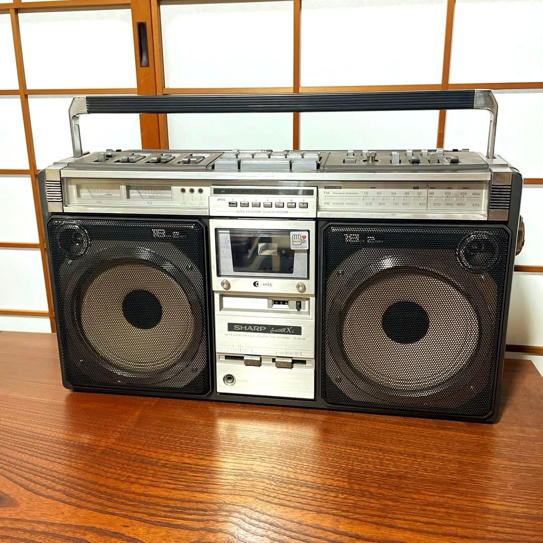 SHARP Sound X ラジカセ カセットプレーヤー