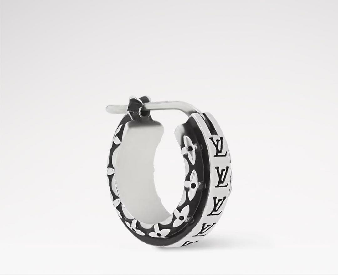 LOUIS VUITTON フープピアス・LV ドリフト 単品　セール中！！