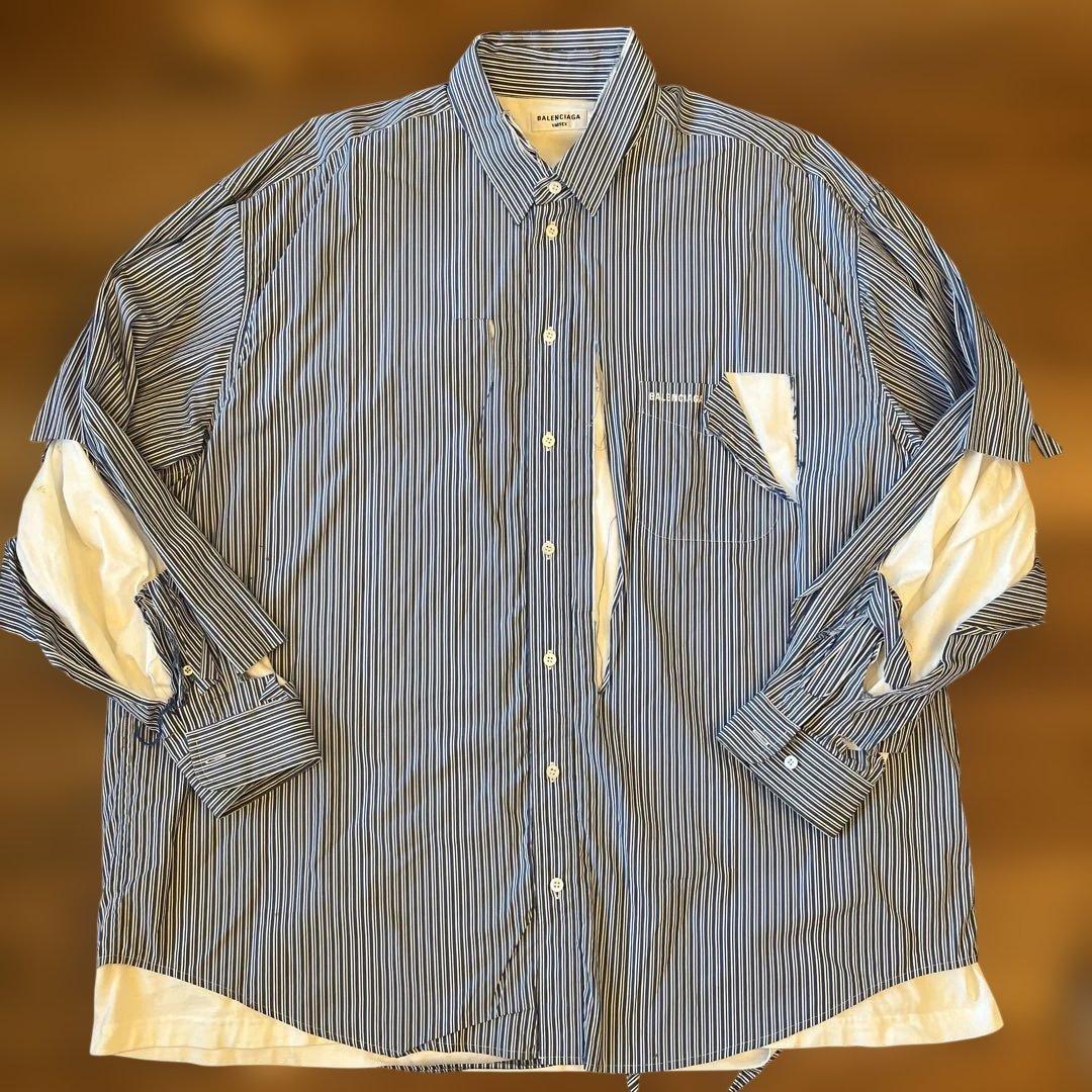 BALENCIAGA ストライプシャツ ユニセックス　36