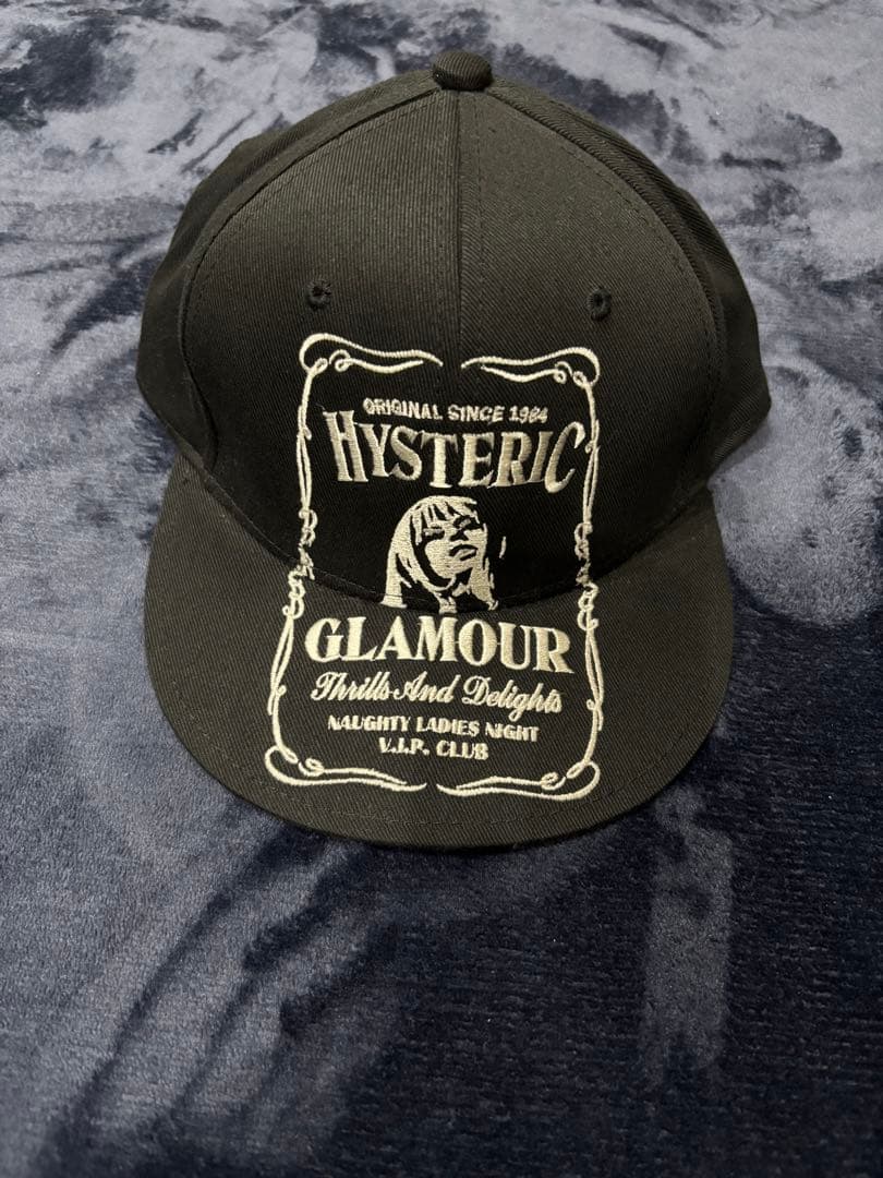 HYSTERIC GLAMOUR ブラックキャップ スナップバック