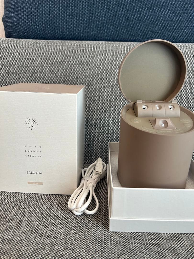 SALONIA PURE BRIGHT STEAMER ベージュ