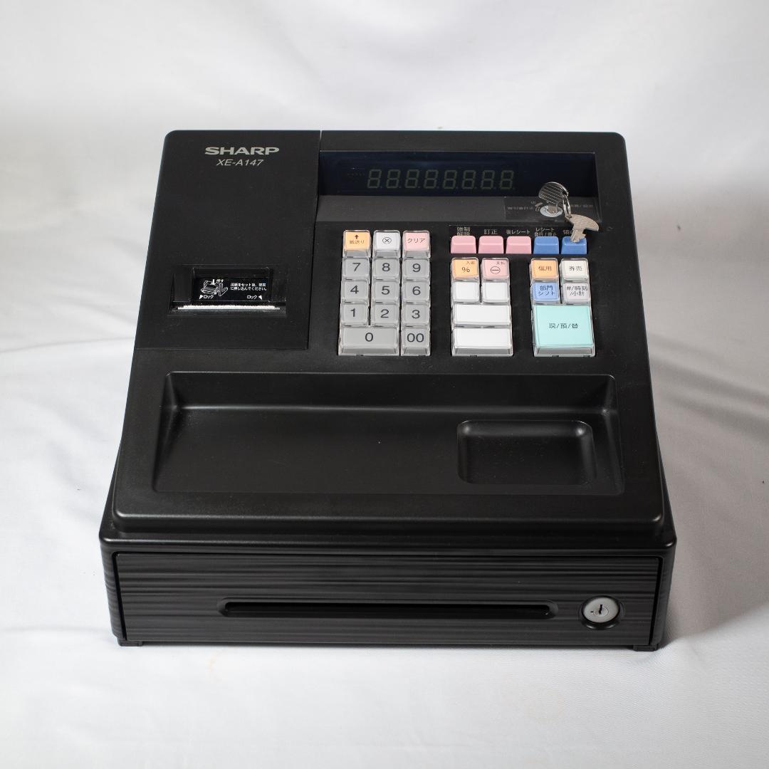 SHARP シャープ 電子レジスタ レジ XE-A147 ブラック