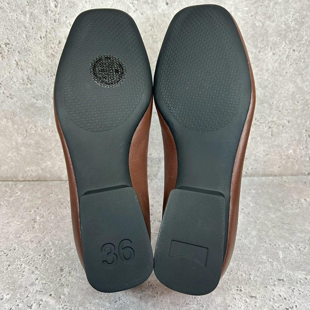 【極美品 箱付】CAMPER ツインズ ローファー ブラウン 36