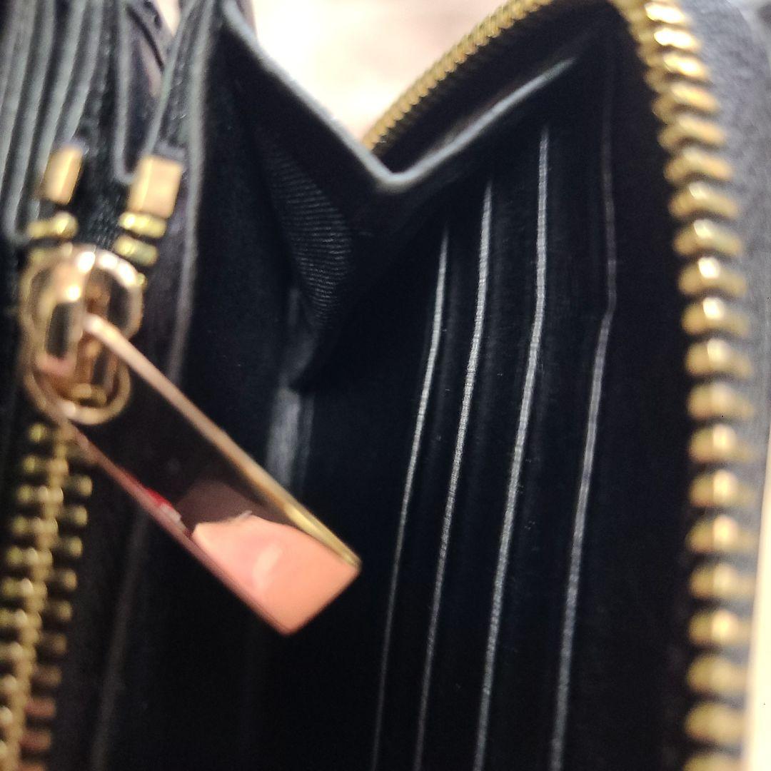 エイ革 ビッグウォレット 黒 ガルーシャ スティングレイ