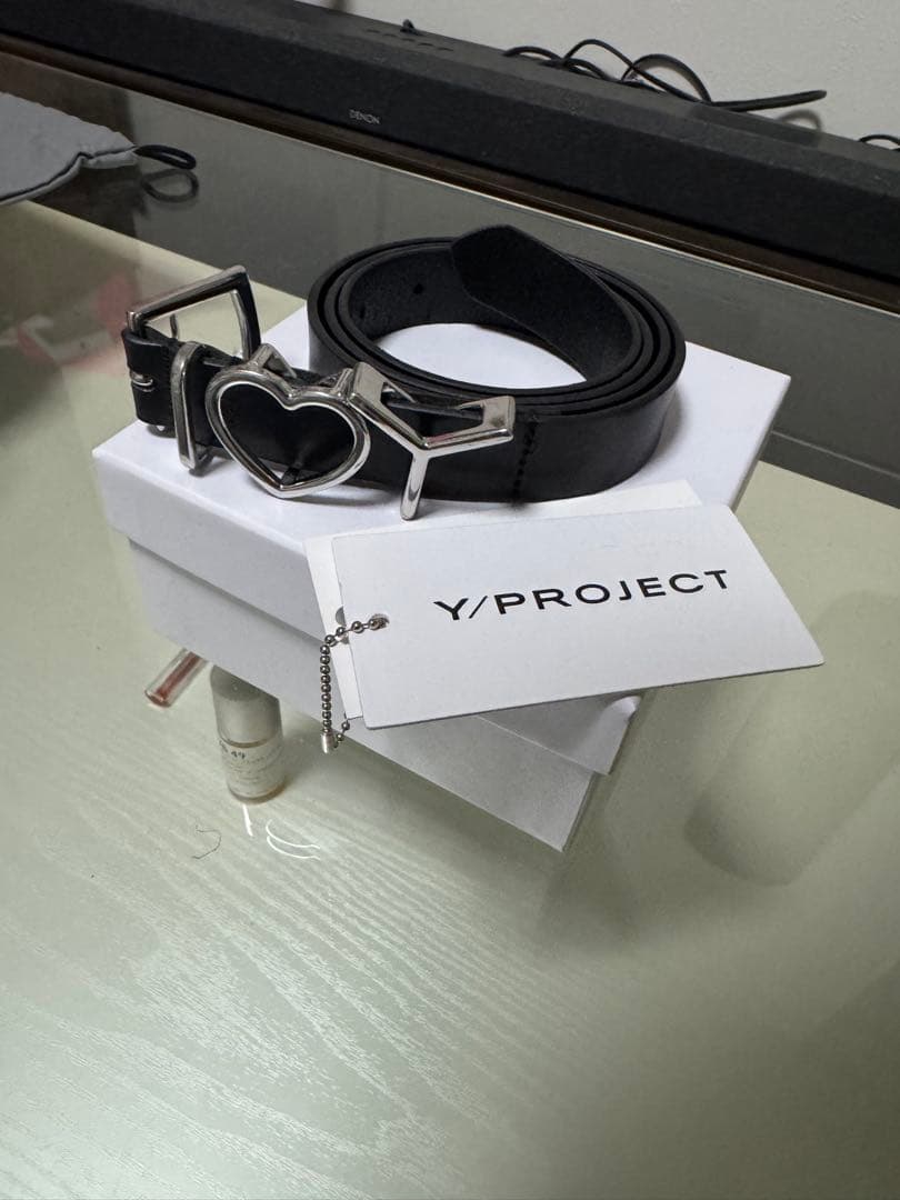 Y/PROJECT ブラック ベルト ハート型