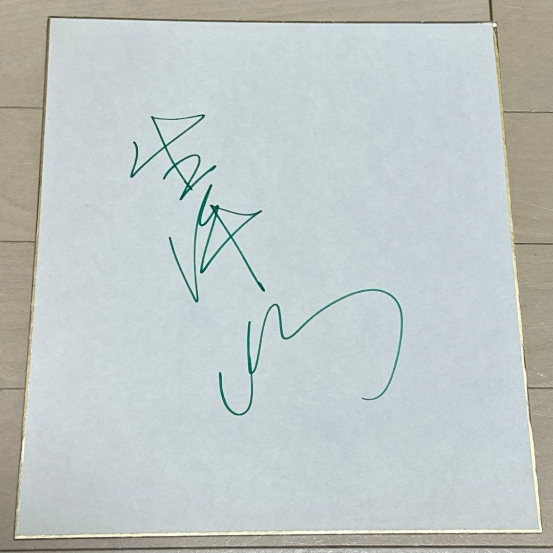 当時物 F-2 生沢徹 直筆サイン色紙 Team Ikuzawa 80年代