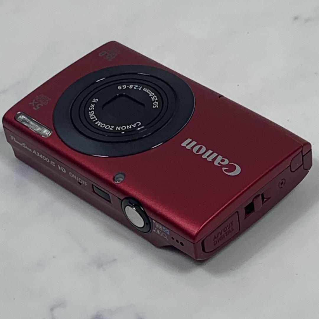 【美品】Canon A3400 IS Power Shot 付属品充実