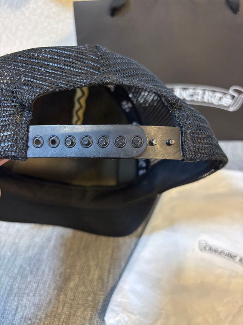 【大人気】クロムハーツキャップ　国内正規品　ブラック　確実正規品