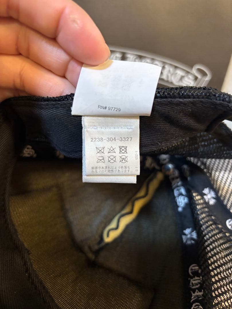 【大人気】クロムハーツキャップ　国内正規品　ブラック　確実正規品