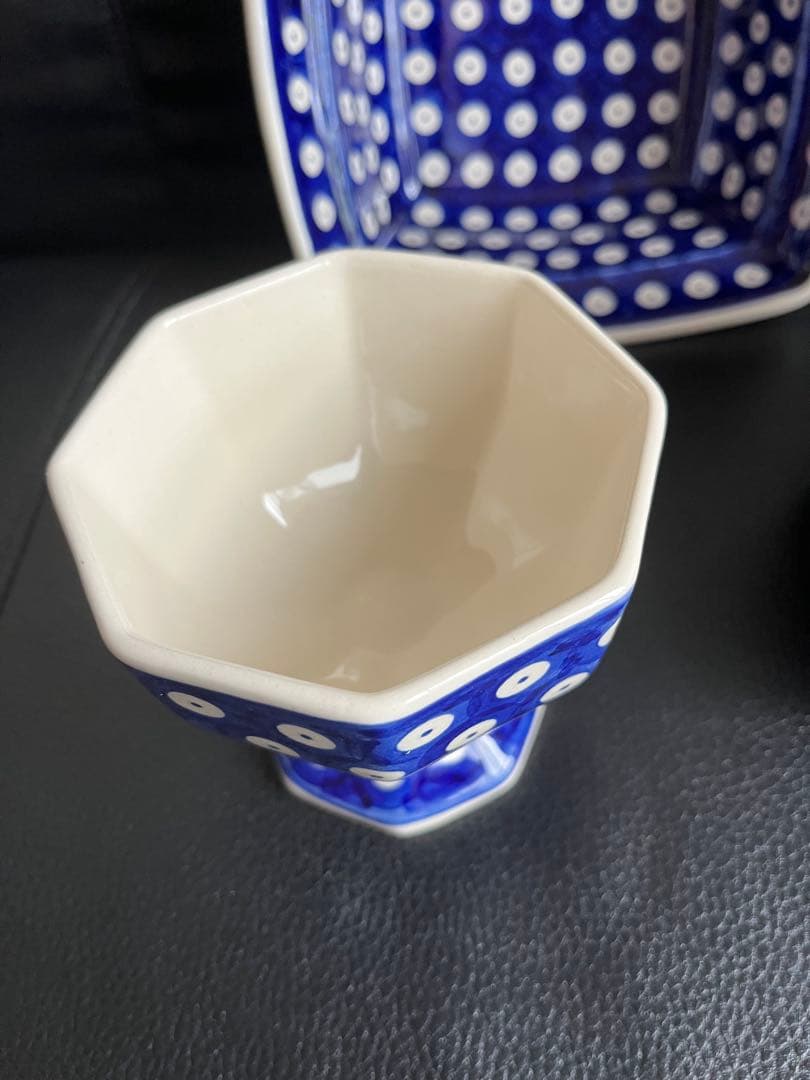 ポーランド陶器 食器4点 未使用品