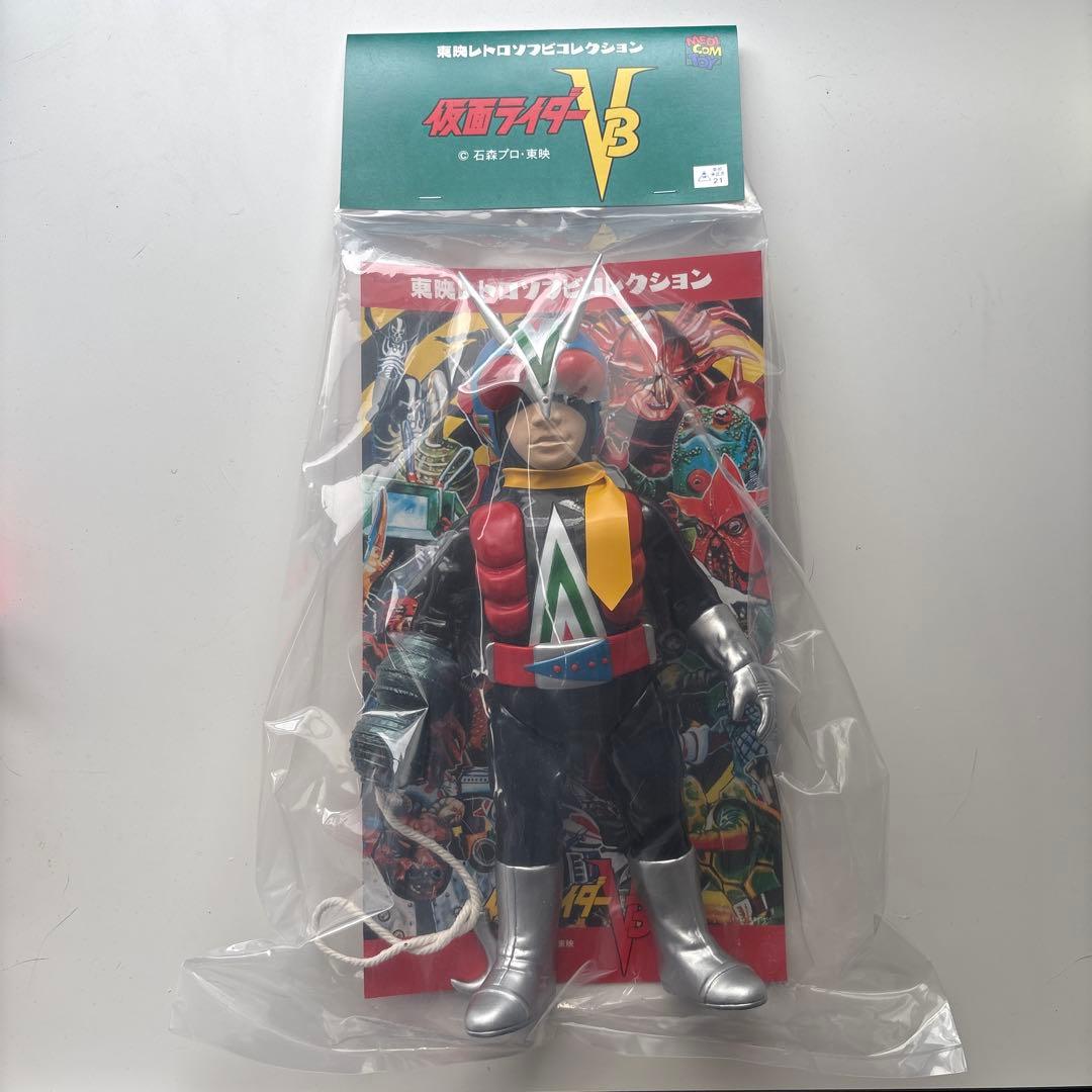 東映レトロソフビコレクション ライダーマン(ロープアームひも付きver.)