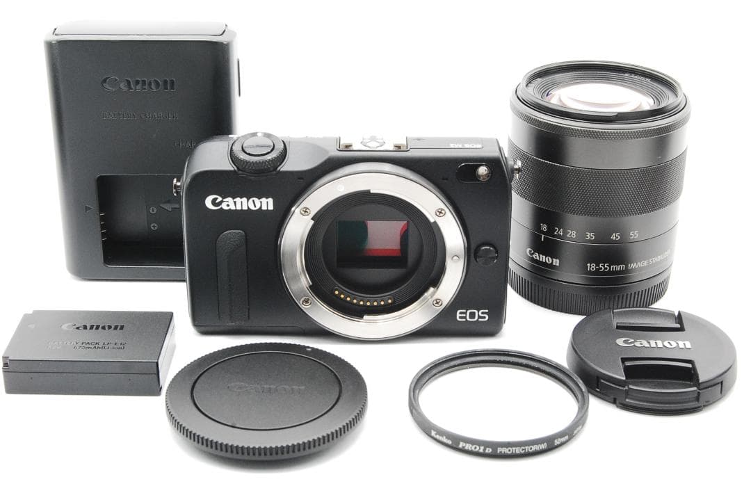 極美品Canon EOS M2/EF-M18-55mm F3.5-4IS STM