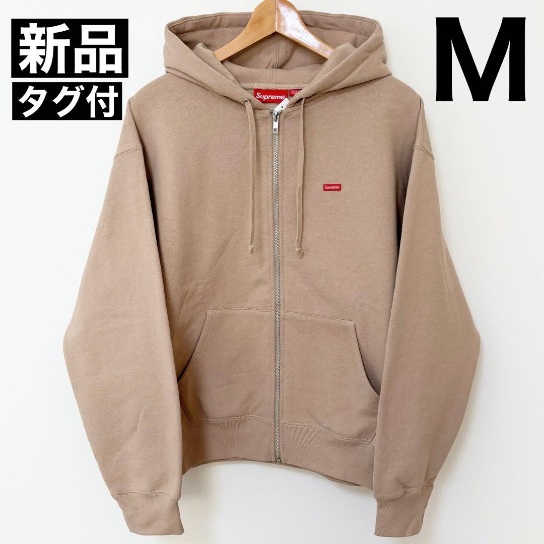 【新品】タグ付 Supreme Small Box Zip Up パーカー タン