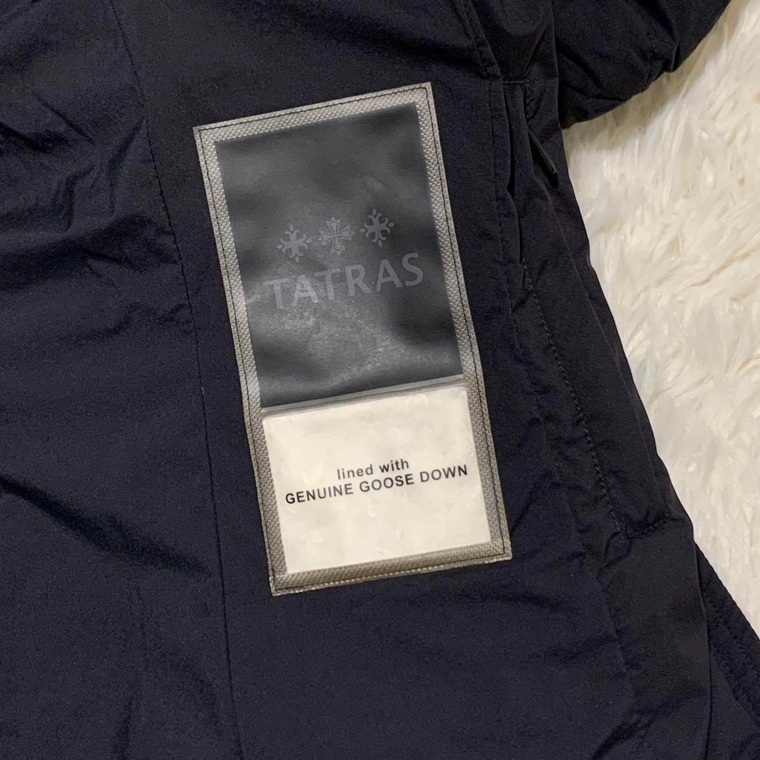 極美品　タトラス　チムリア　ダウンコート　フード　ラクーン　ブラック