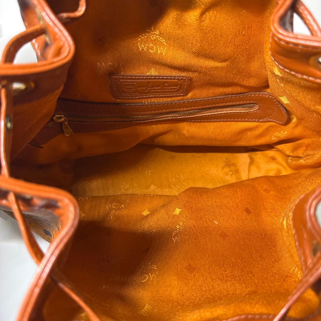 MCM バケットバッグ 中型 ブラウン