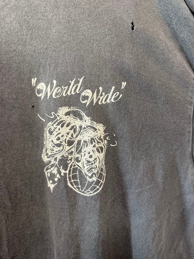 【お値下げ】セントマイケルXL グレー 長袖シャツ \"World Wide\"