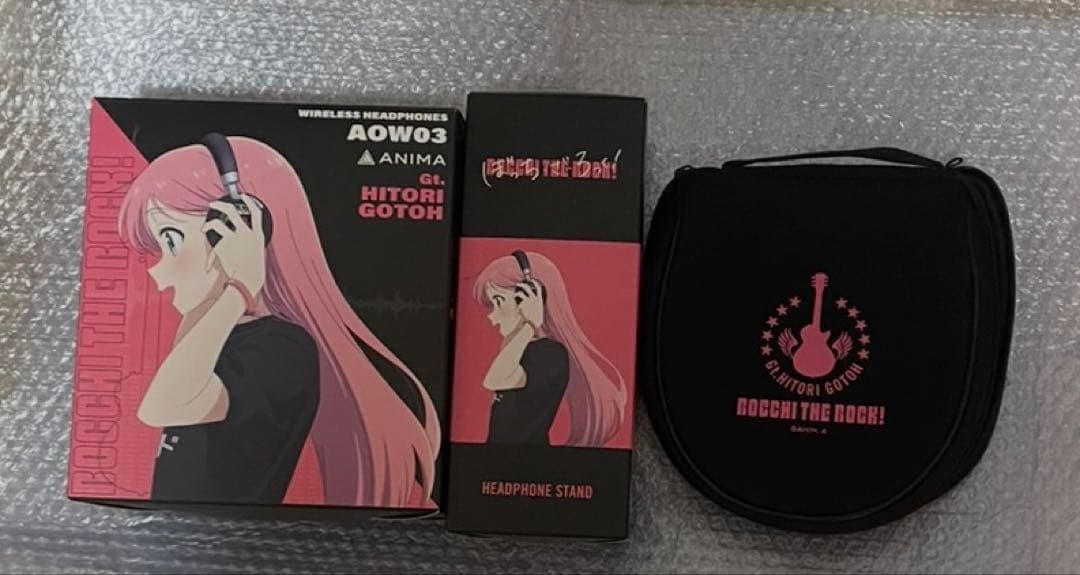ぼっち・ざ・ろっく！ ヘッドホン 後藤ひとり モデル スタンド ポーチセット