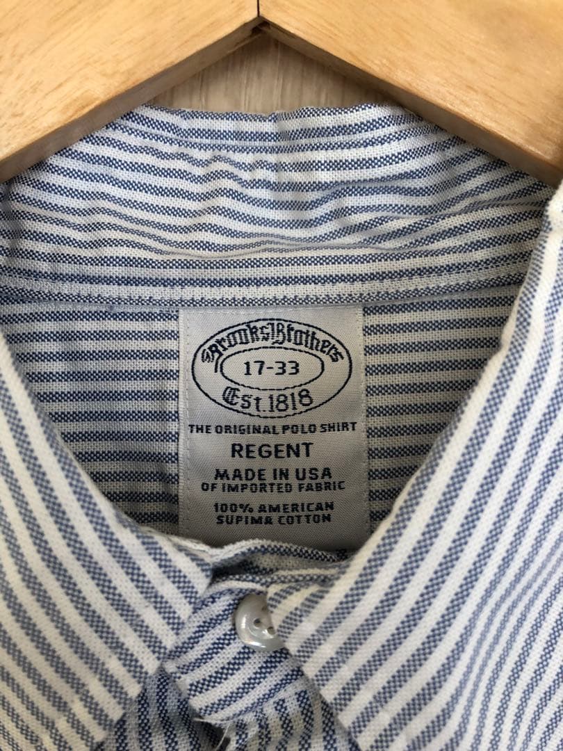 ブルックスブラザーズ　USA製　キャンディストライプ　ボタンダウンシャツ