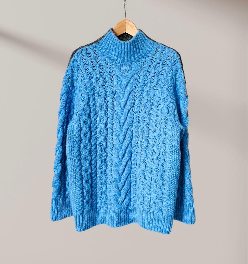 定価24万 新品 ステラマッカートニー 水色 ニット XS