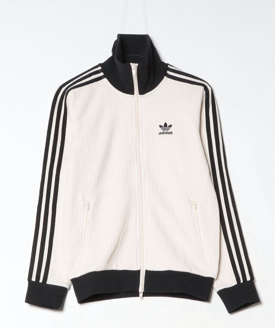 adidas ワッフルトラックジャケット ジャージ ホワイト XL