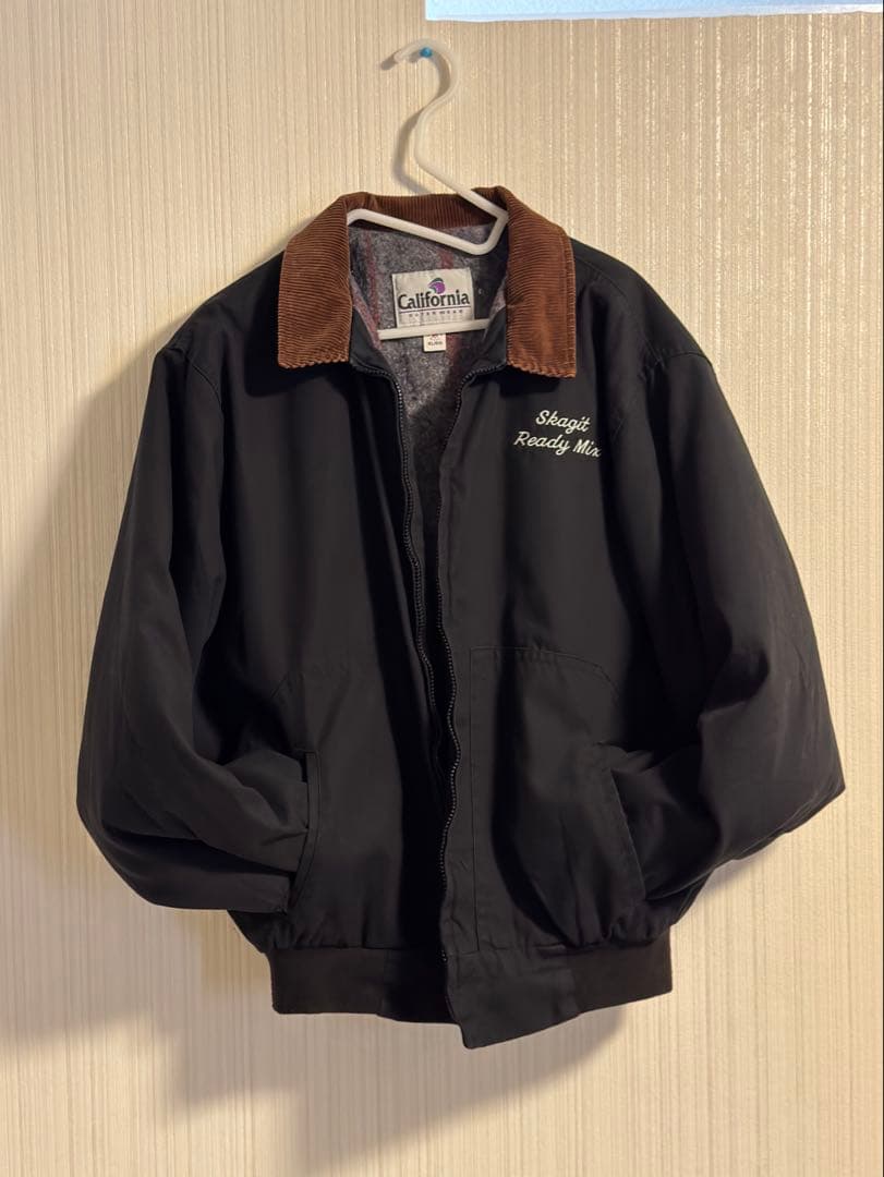 【希少】90s USA製ダックワークジャケット 襟コーデュロイ