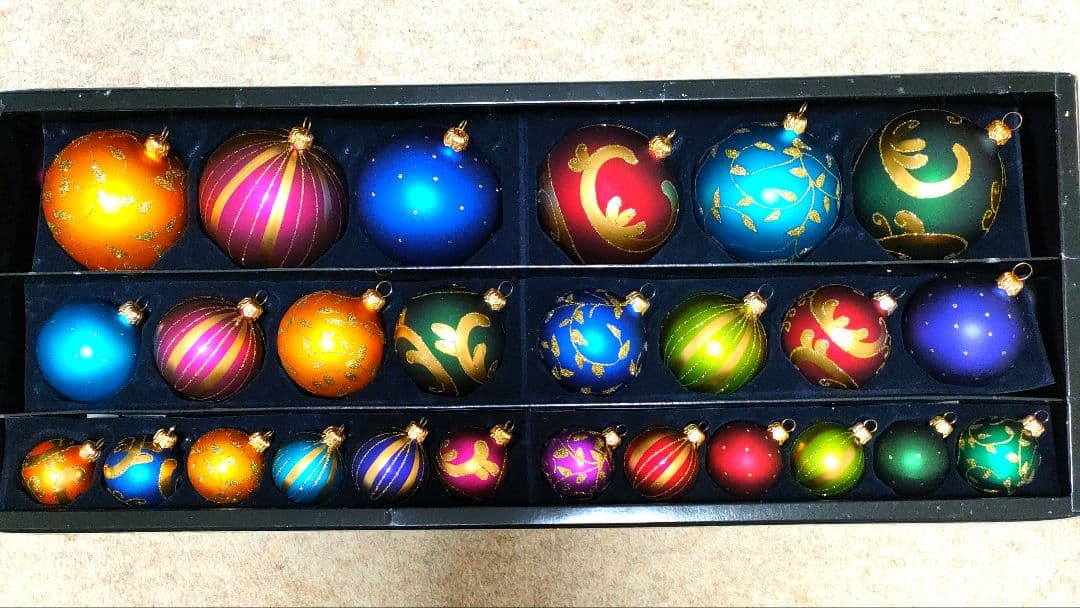 28 値下!!Poland製ガラス　クリスマスオーナメント 26個セット　高級品