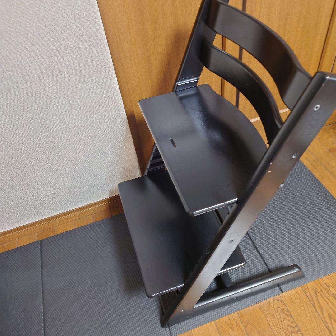 ストッケ　トリップトラップ　椅子　ブラック　廃盤のナンバー6です