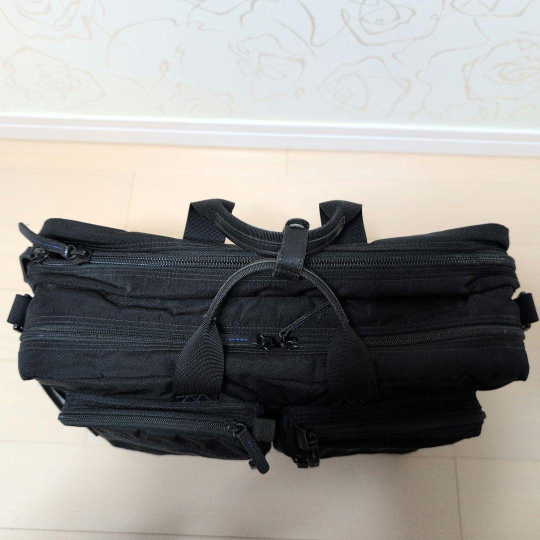 【美品】MANHATTAN PASSAGE ビジネスバッグ 黒　#8003-K