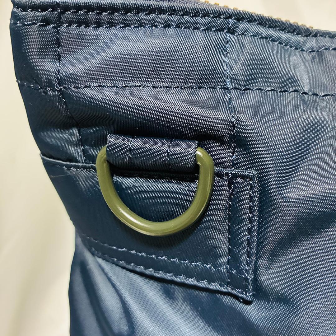 極美品！ ポーター タンカーショート ヘルメットバッグ アイアンブル 2WAY