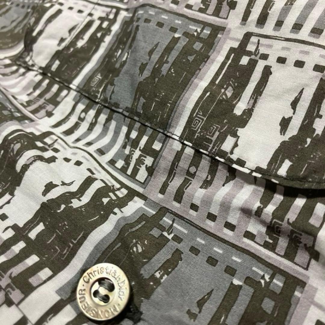 90s ビンテージ Christian Doir 半袖 オープンカラーシャツ