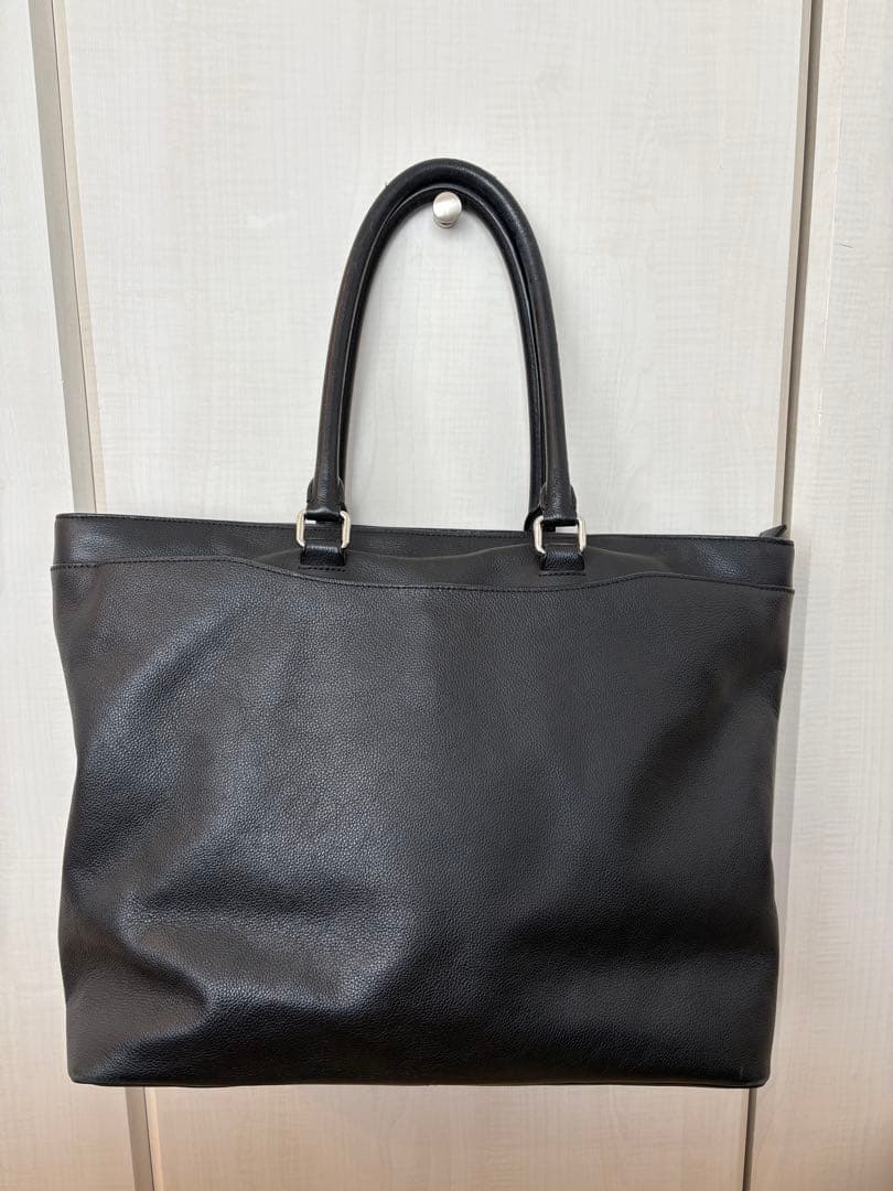 COACH コーチ ブラック レザートートバッグ F68944 新品ストラップ付