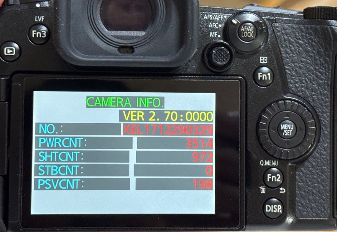 極美品/有料ファームアップ済み！Panasonic LUMIX DC-G9