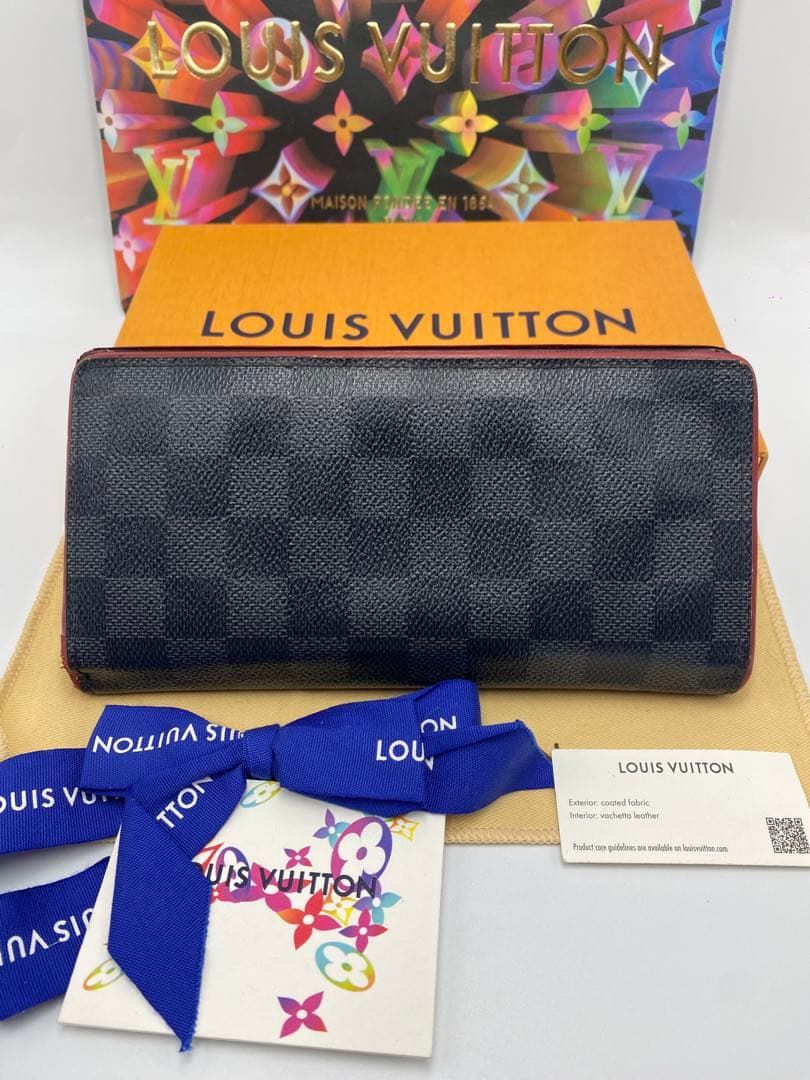 ‼️ 新型　ルイヴィトン 長財布 ポルトフォイユ ブラザ ダミエグラフィット黒