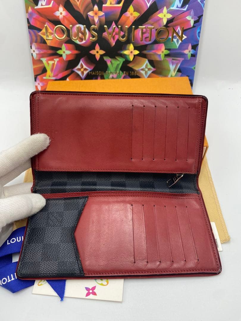 ‼️ 新型　ルイヴィトン 長財布 ポルトフォイユ ブラザ ダミエグラフィット黒