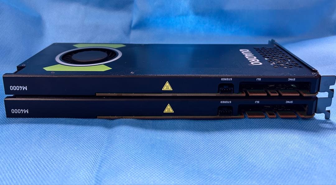 正常動作品 QUADRO グラフィックボードM4000 x2枚