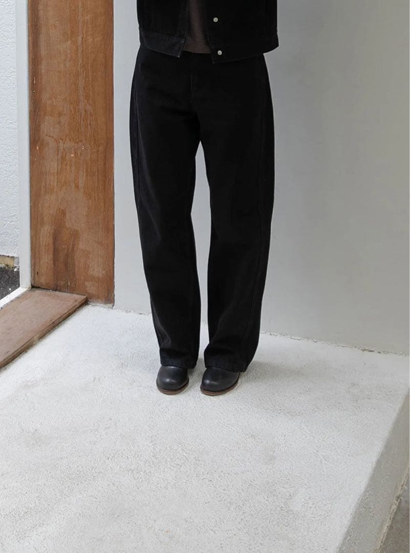 【未使用品】loom black jeans m(long)
