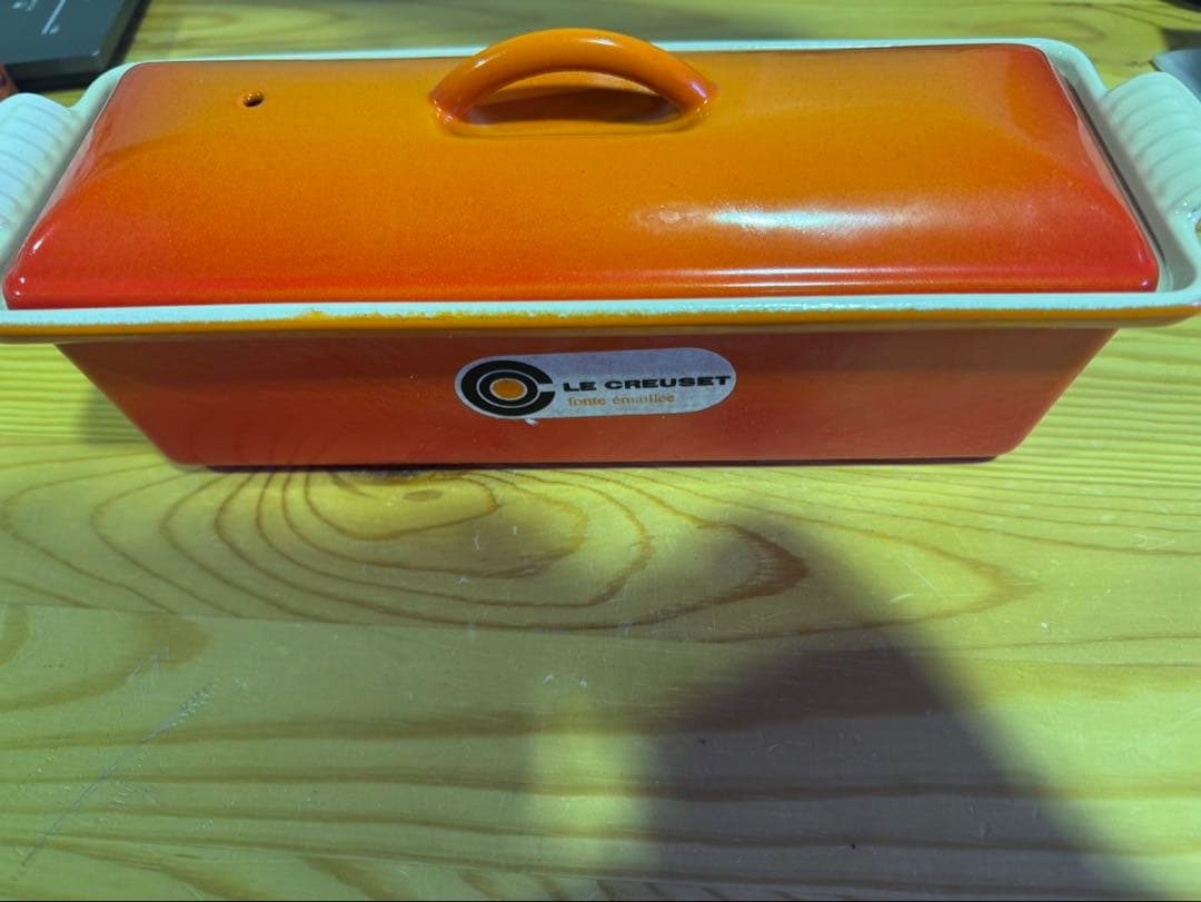 s2513 ル・クルーゼ　テリーヌ　レクタ　オレンジ　28cm