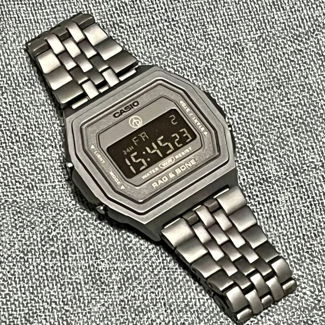 「限定コラボ」 CASIO RAG & BONE デジタル腕時計 カシオ