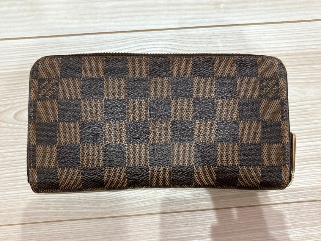 極美品　ルイヴィトンジッピーウォレット　ダミエ　メンズ　レディース　岡山高島屋店