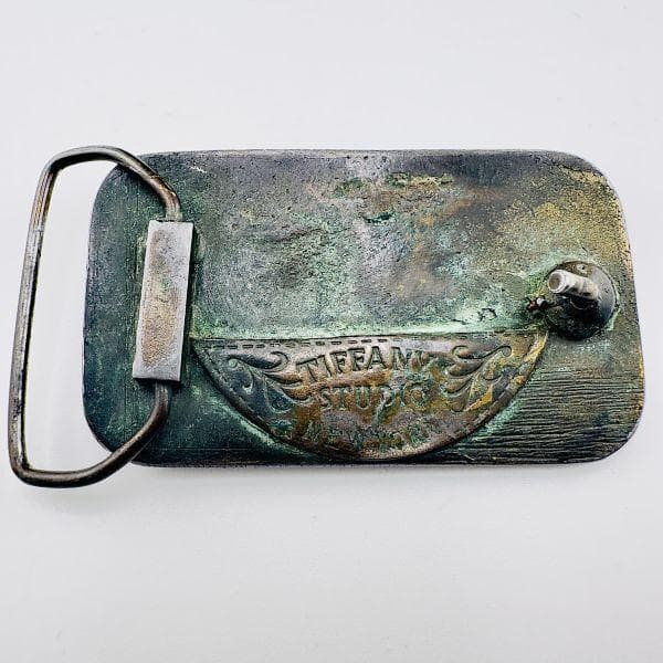 M123 Antique 1910's ツーフェイス ブロンズ ベルト バックル