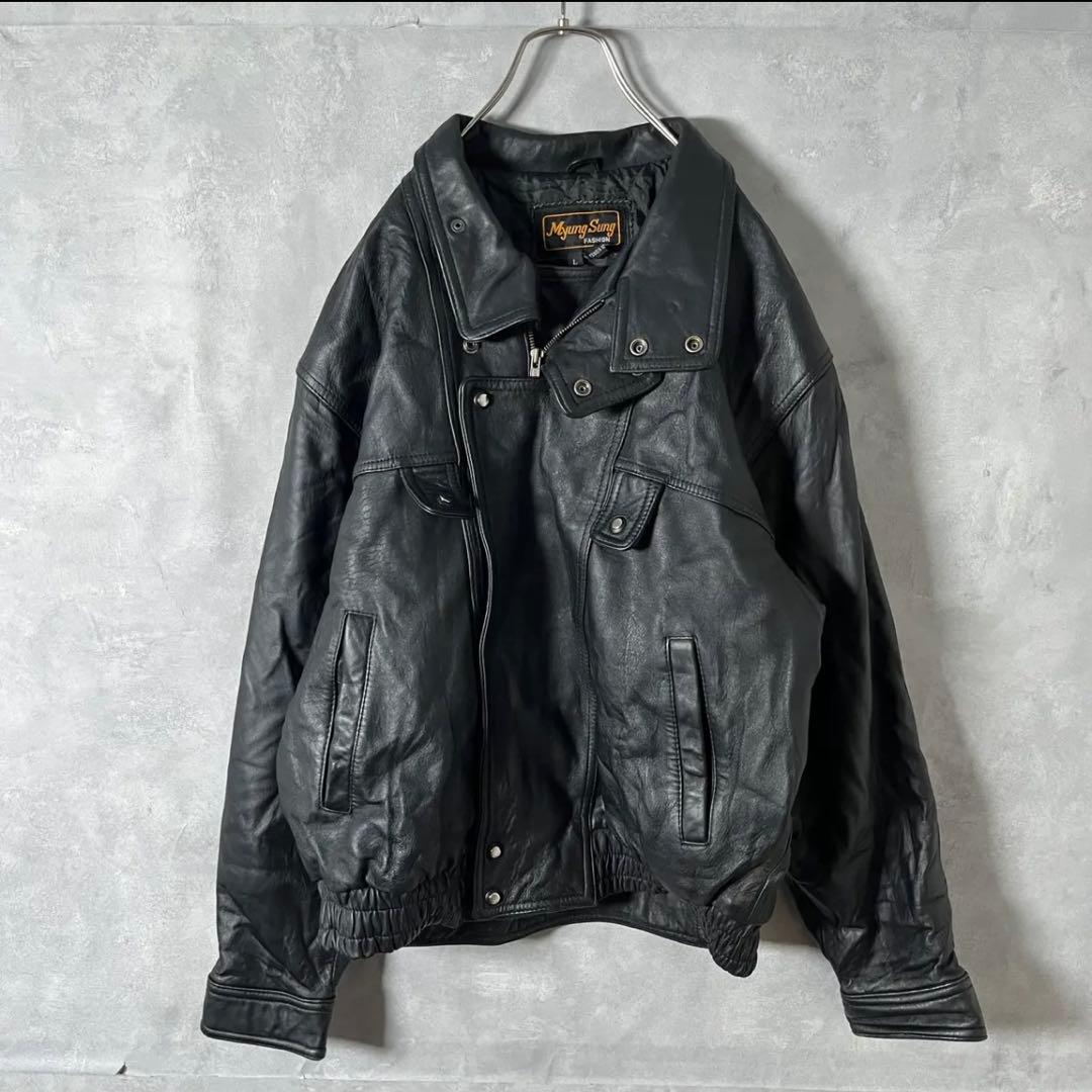 ジャケット・アウター A-2 Lambleather gimmick blouson jacket