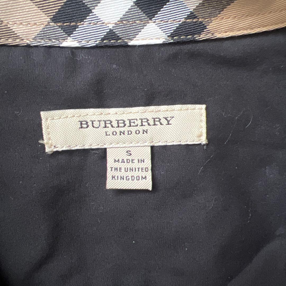 英国製　BURBERRY LONDON トレンチデザインシャツ ノバチェック S