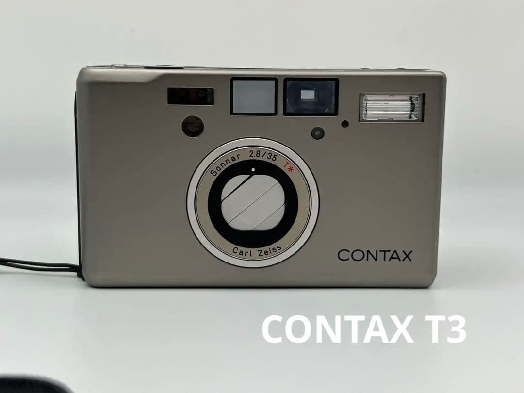 美品　CONTAX T3（ジャンク品）　ケース付き